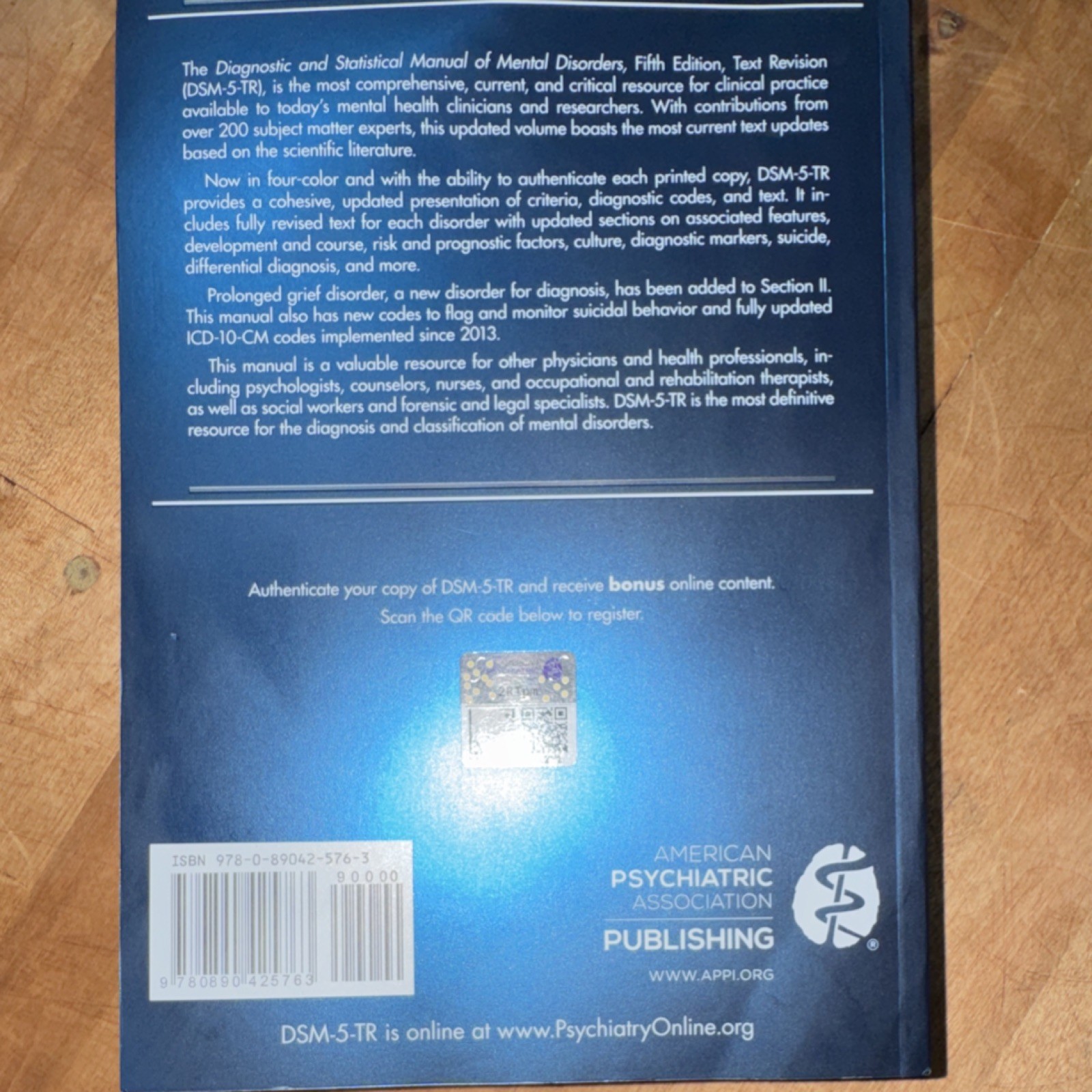 DSM-5-TR Diagnostic and Statistical Manual of Mental Disorders (5th Edition)New