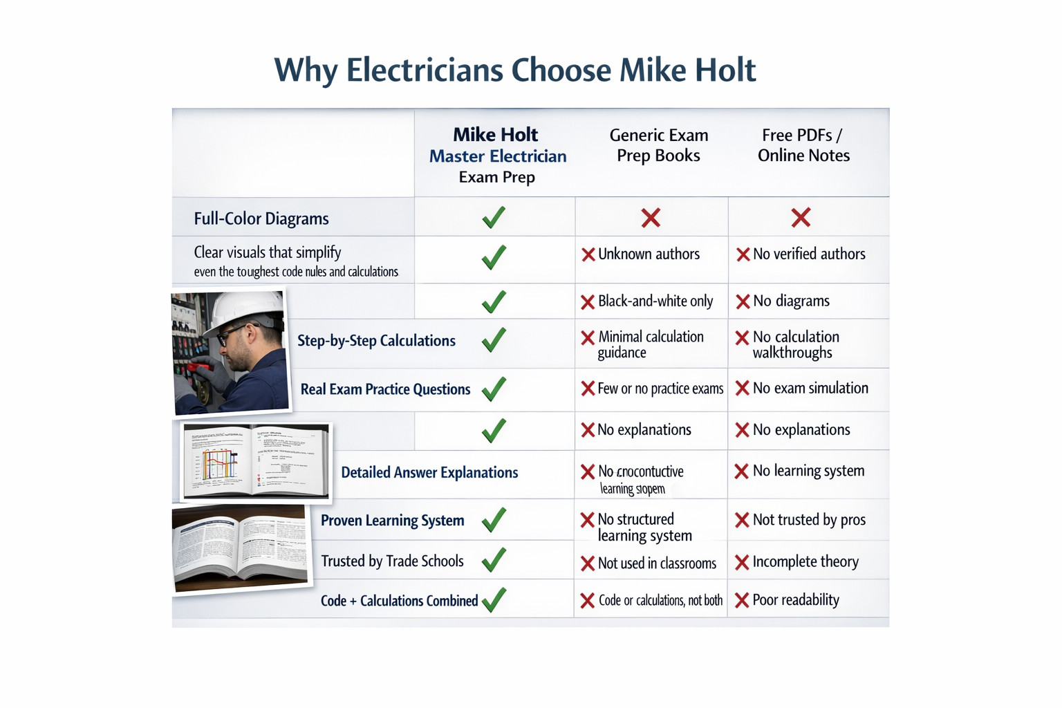 Electrical Exam Prep Journeyman Textbooks, 2023 NEC