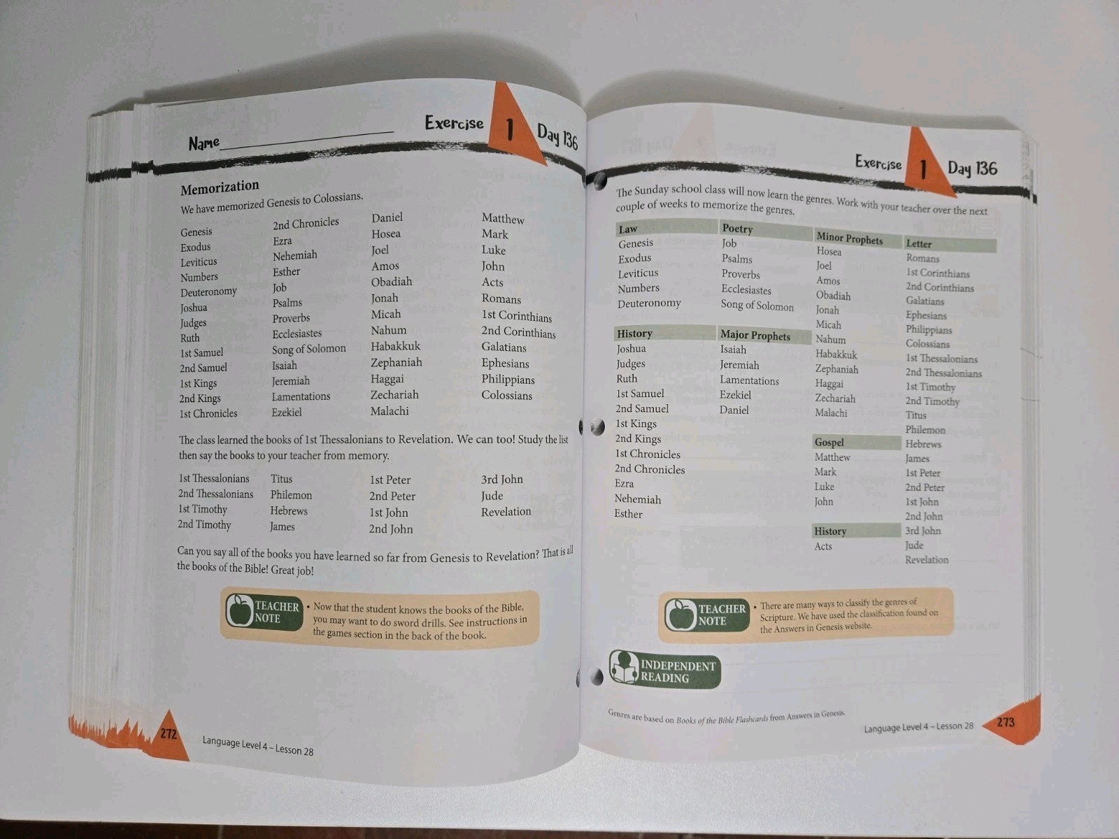 Masterbooks Language Lessons for Living Education Level 4 Homeschool *1/2 USED