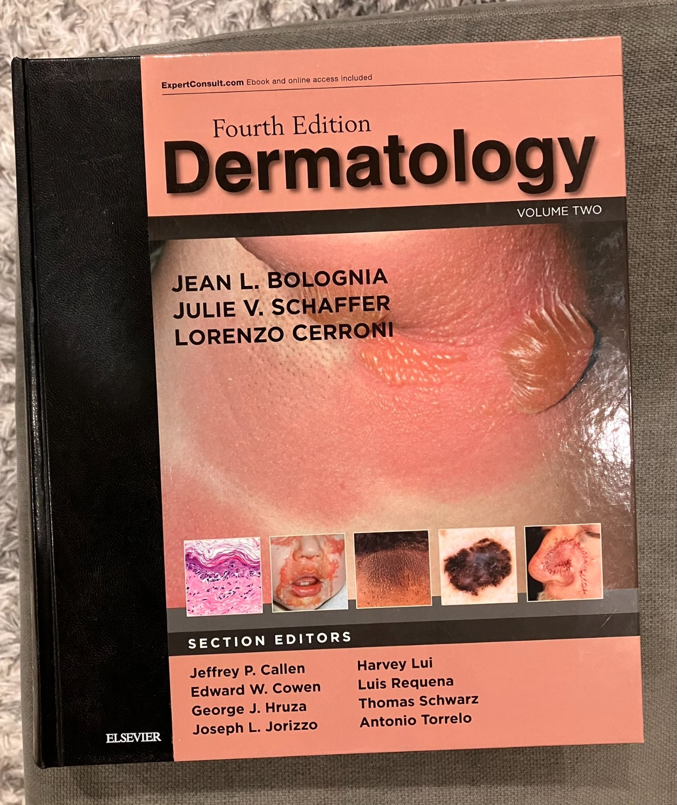 Dermatology, 4th Edition: 2-Volume Hardcover Set by Bolognia, et al – BOOKS ONLY