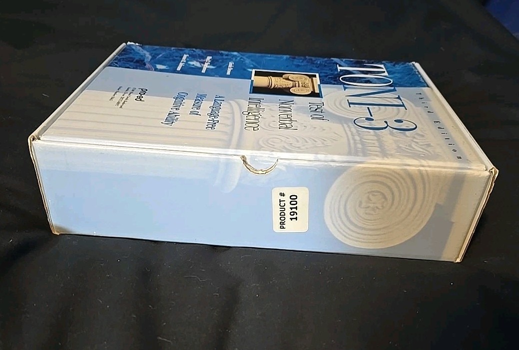 Test Of Nonverbal Intelligence 3 (TONI-3) By Pro-Ed (3rd Edition)