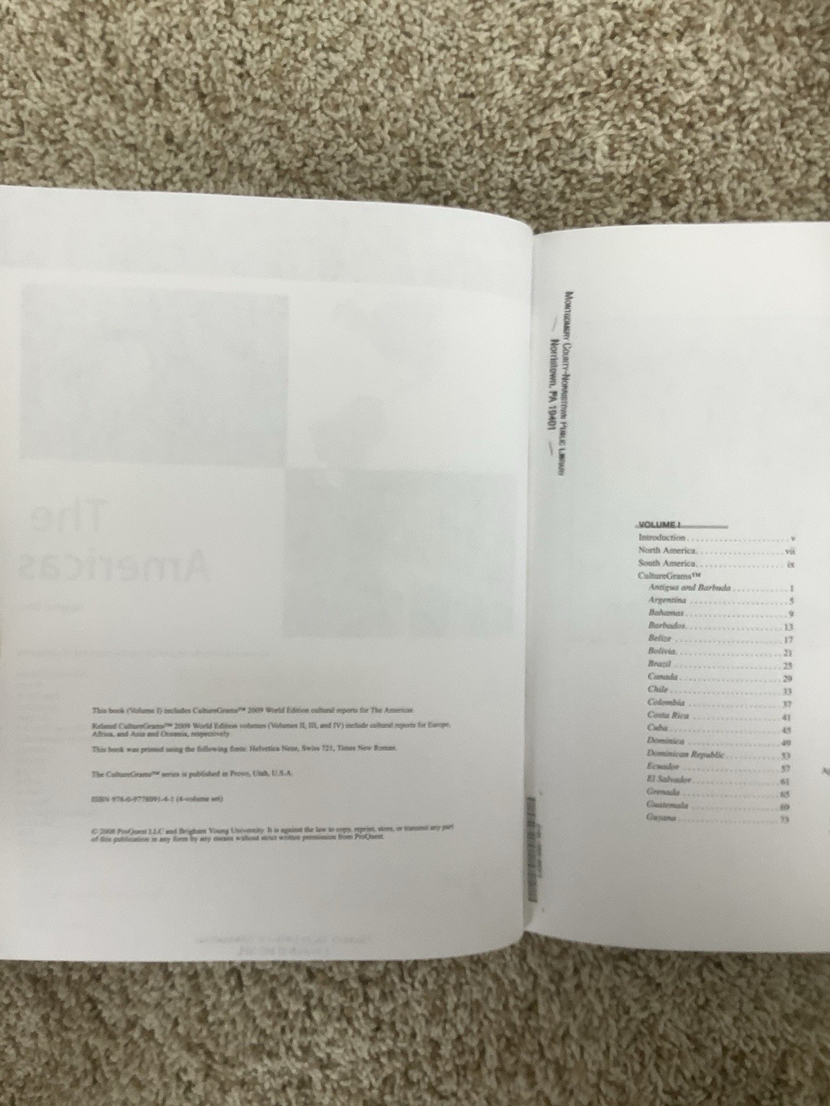 CultureGrams World Edition 2009: Complete 4 Volume Set; Trade PB in VG Cond