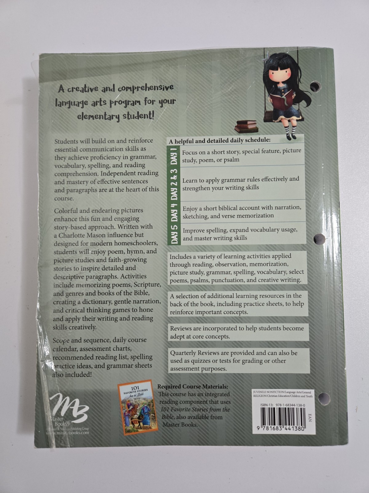 Masterbooks Language Lessons for Living Education Level 4 Homeschool *1/2 USED
